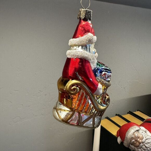 Vintage Waterford Glass Or Ament Hand Blown And Hand painted - Picture 3 of 12